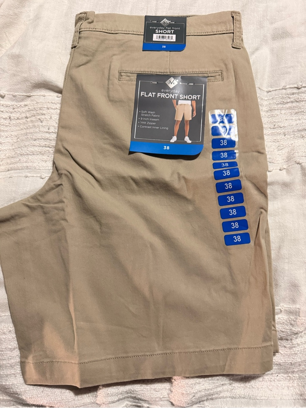 Everyday Flat Front Men's Shorts - Khaki